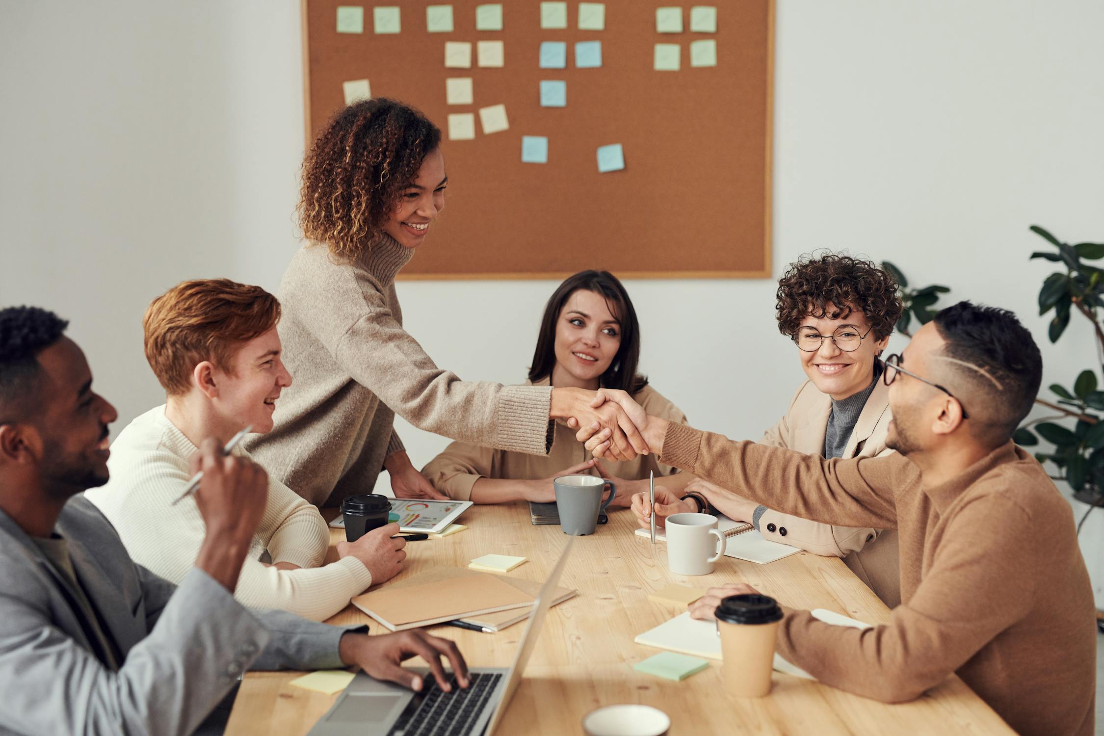 Team working together